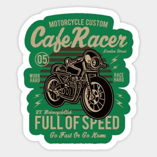 Modern Cafe Racer - Motorcycle Custom Sticker